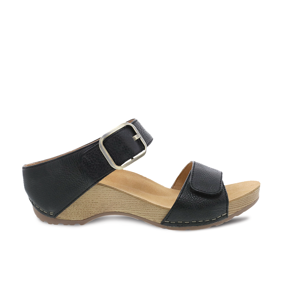 Dansko Tanya Black Milled Burnished