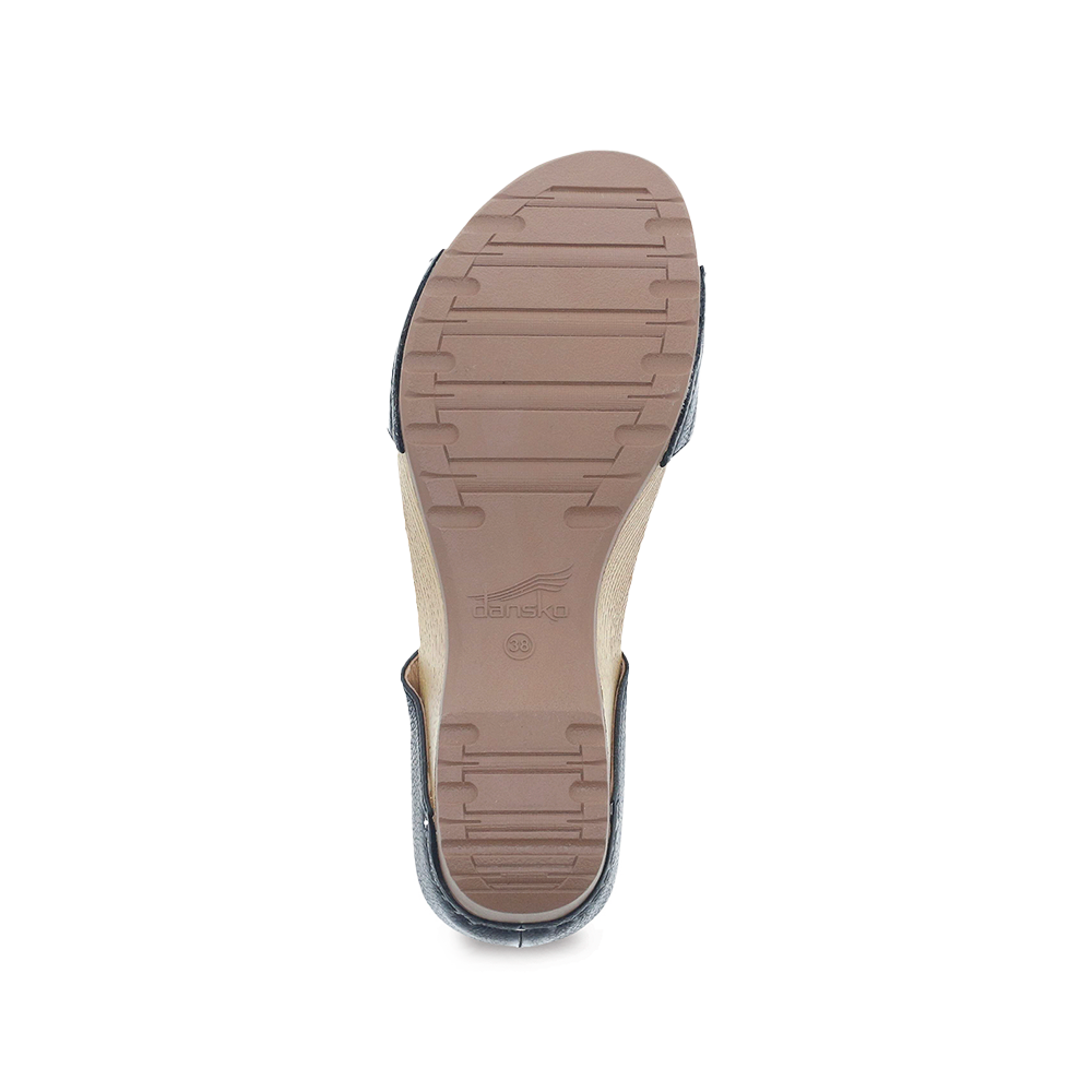 Dansko Tanya Black Milled Burnished