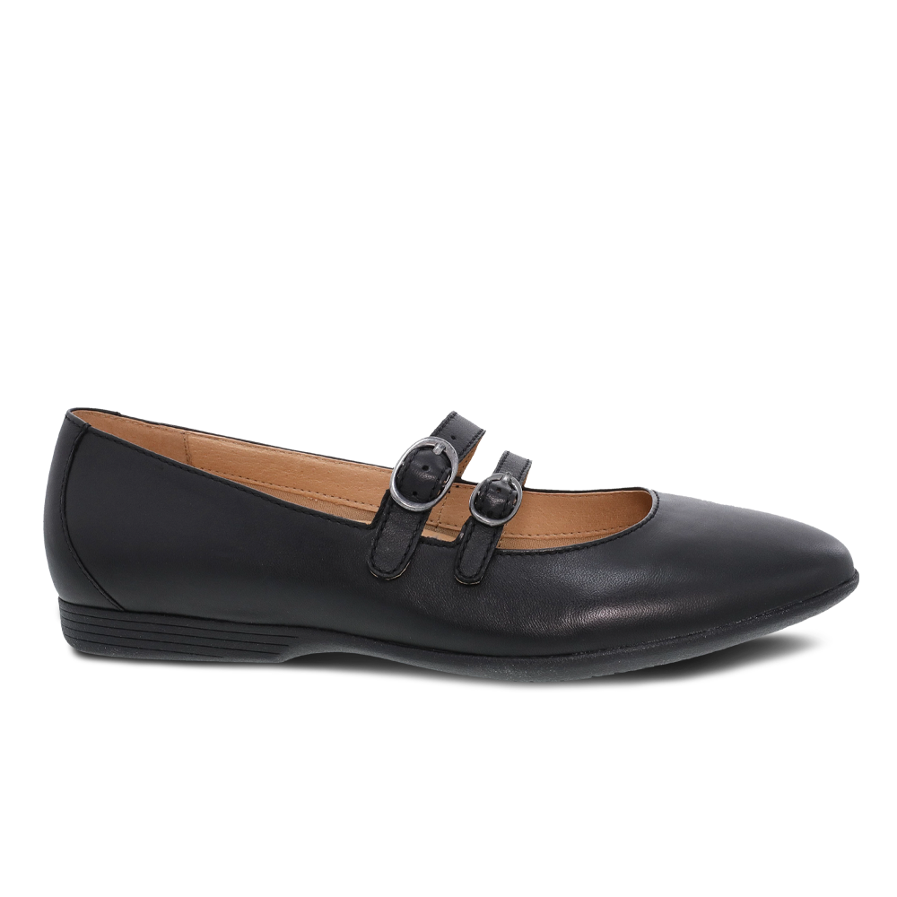 Dansko Leeza Black Nappa