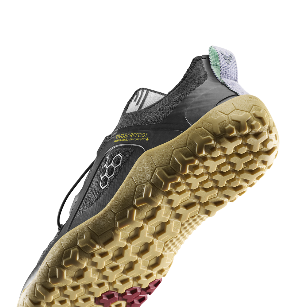 Vivobarefoot Primus Trail Knit FG Grounded Womens Eclipse Purple Heather