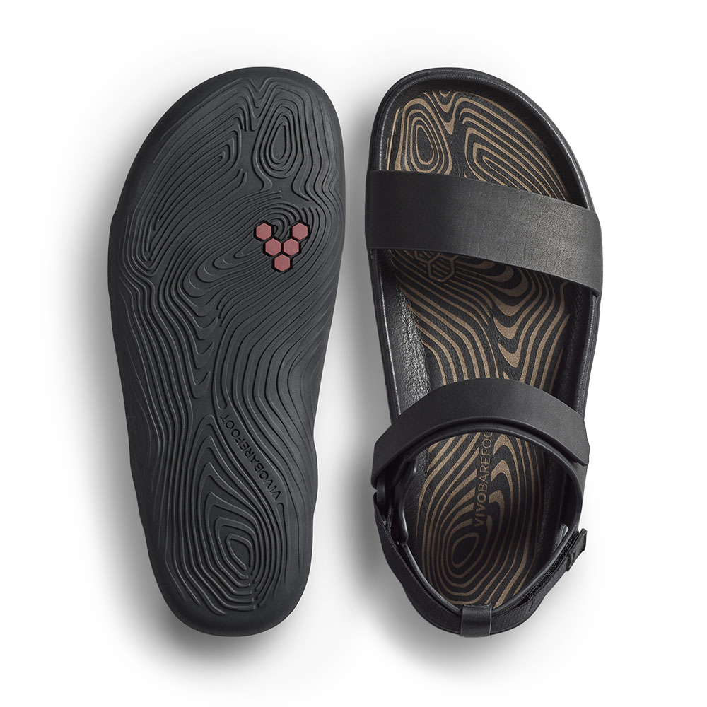 Vivobarefoot Sensus Yin Sandal Womens Obsidian
