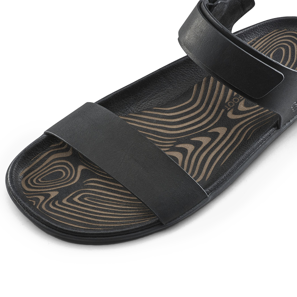 Vivobarefoot Sensus Yin Sandal Womens Obsidian