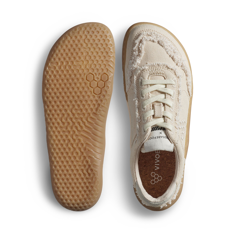 Vivobarefoot Gobi Sneaker Canvas Womens Rose