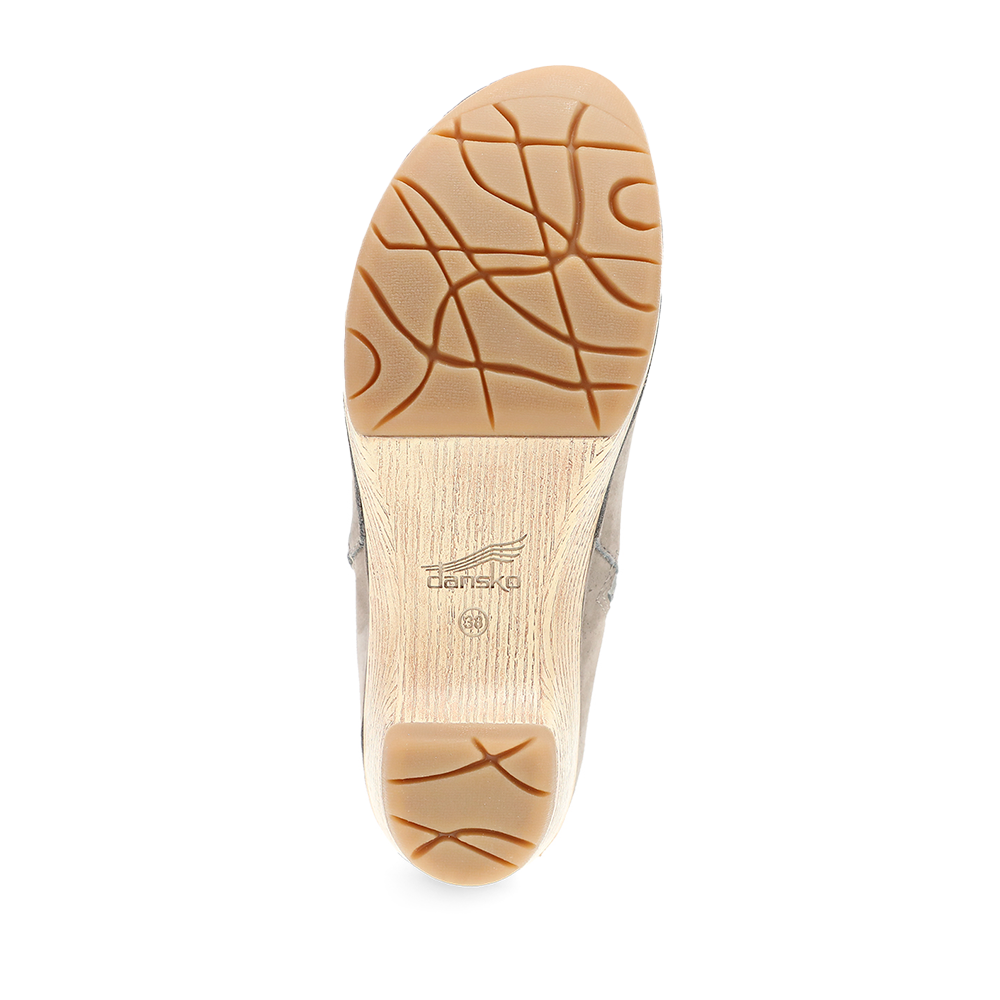 Dansko Lizanne Taupe Milled Nubuck