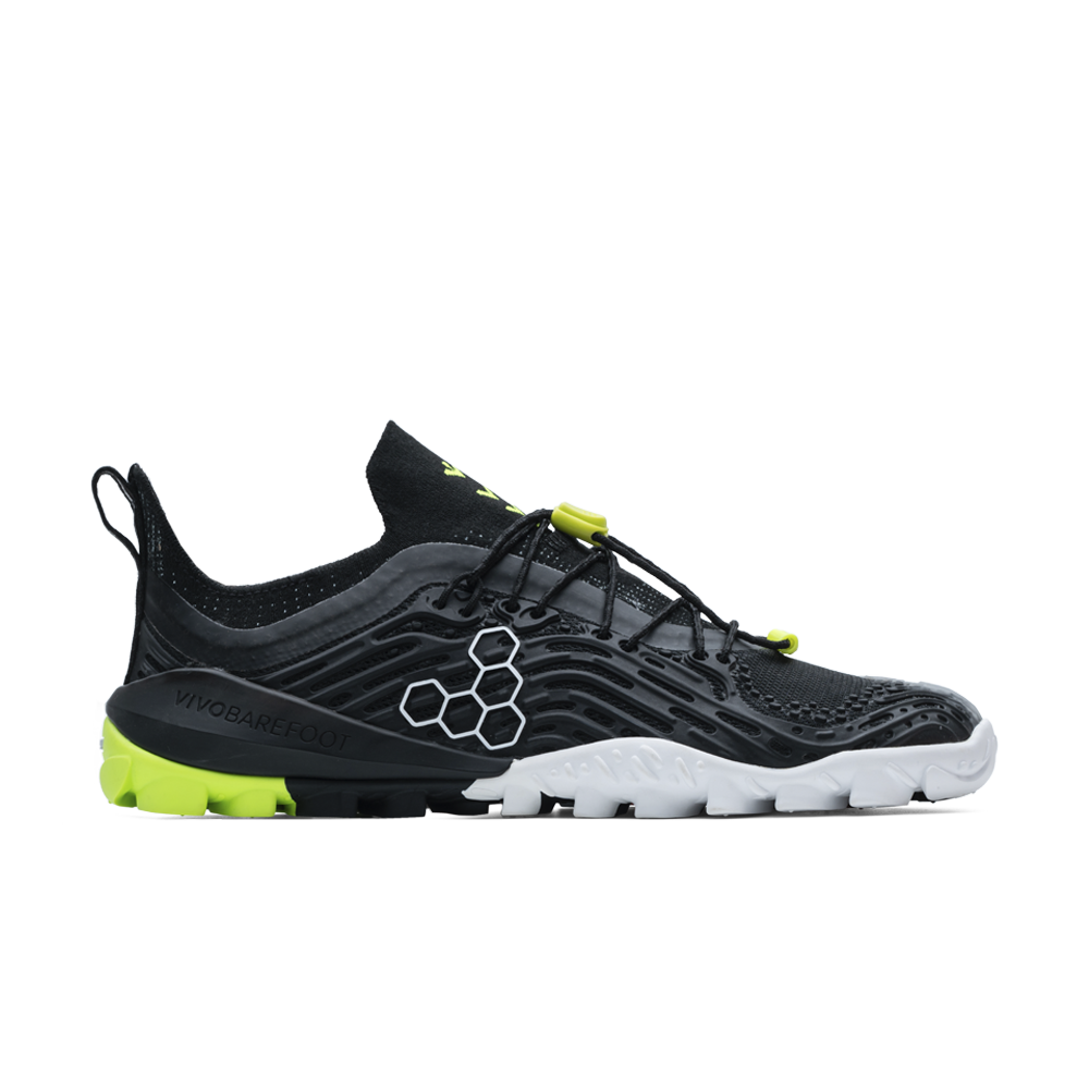 Vivobarefoot Hydra Esc Mens Obsidian/Safety Yellow