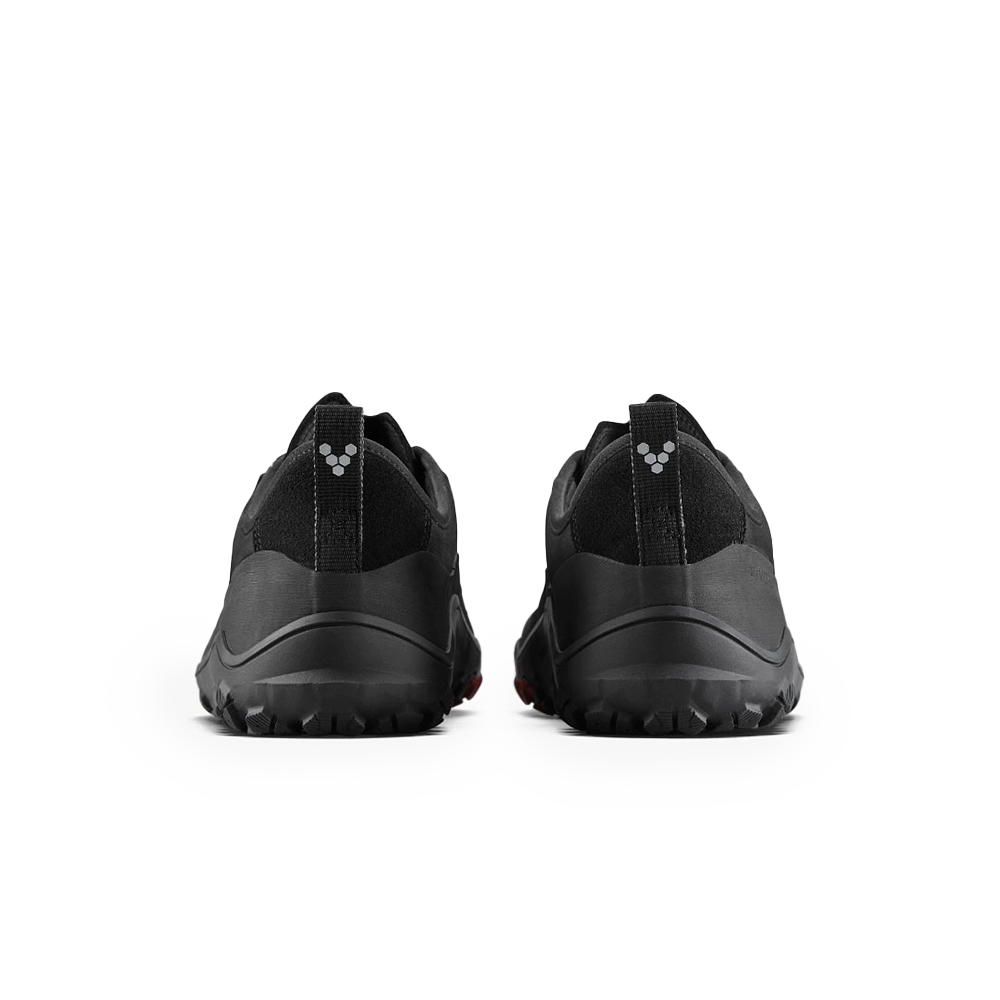 Vivobarefoot Tracker Leather Low Mens Obsidian