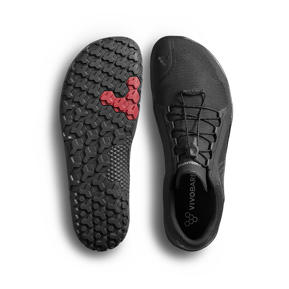 Vivobarefoot Primus Trail FG 3.5 Mens Obsidian