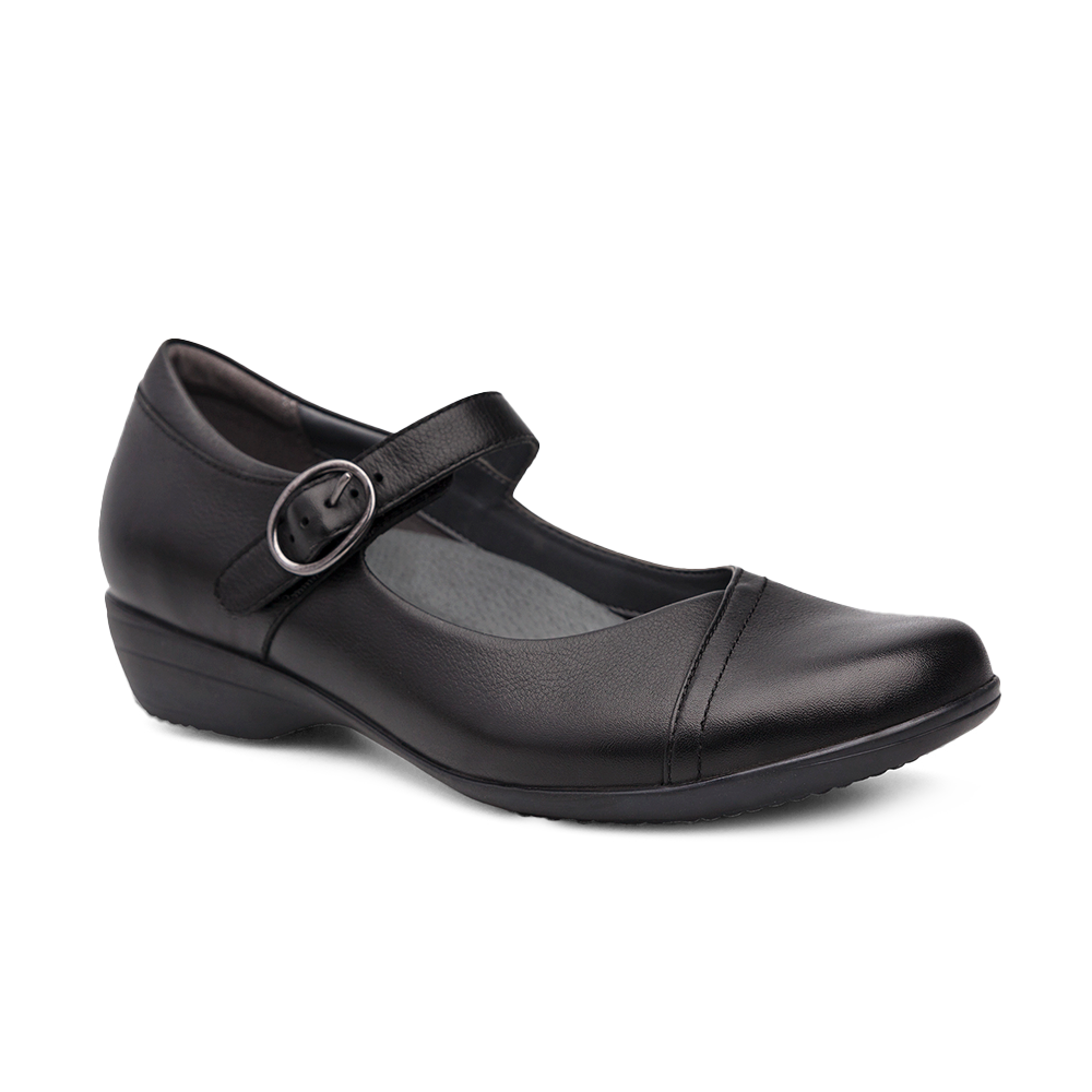 Dansko Fawna Black Nappa Mary Jane Shoe