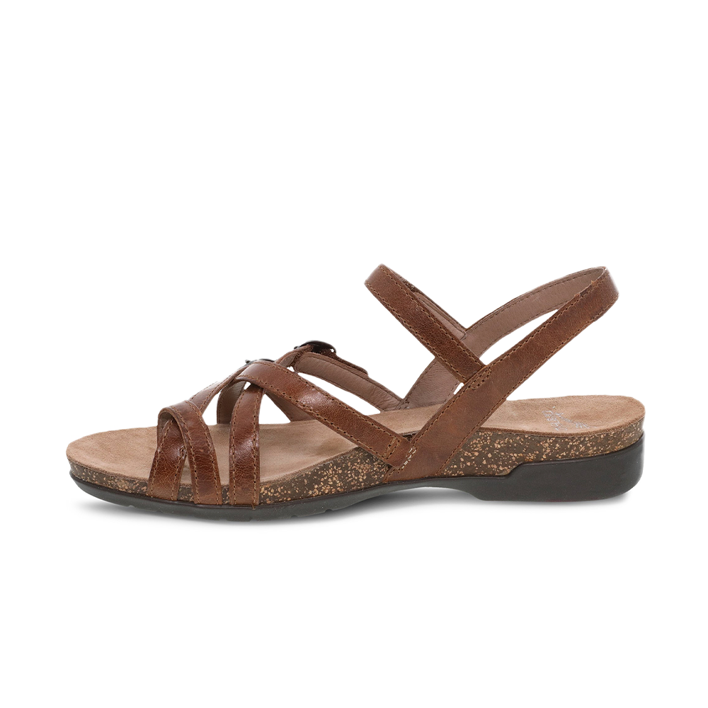 Dansko Roslyn Tan Waxy Burnished