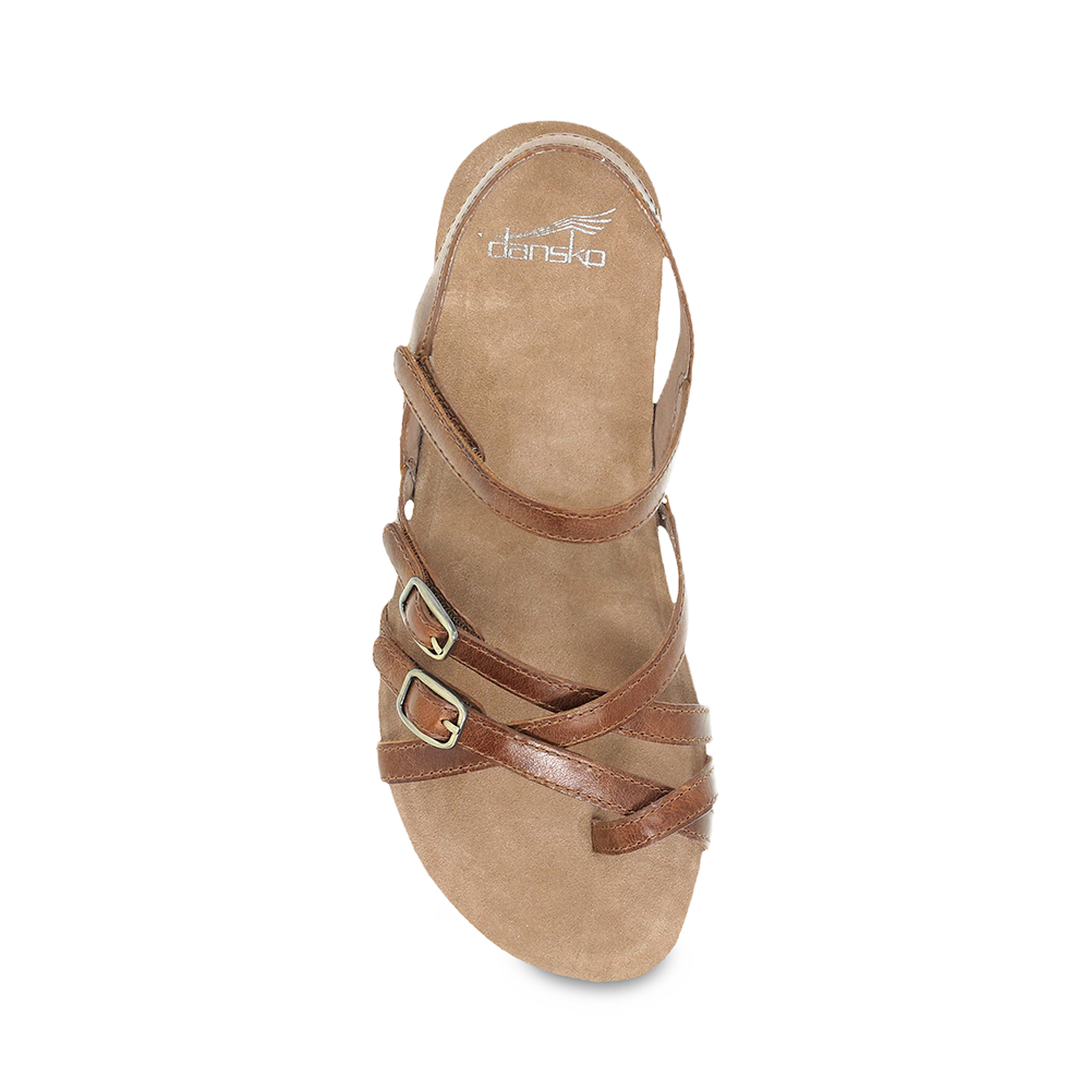 Dansko Roslyn Tan Waxy Burnished
