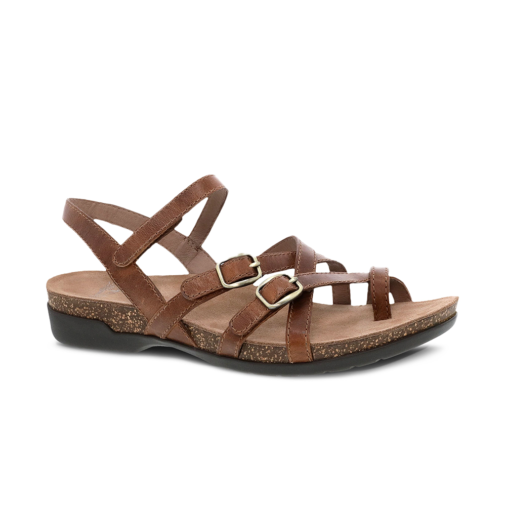 Dansko Roslyn Tan Waxy Burnished