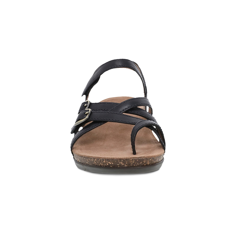 Dansko Roslyn Black Waxy Burnished