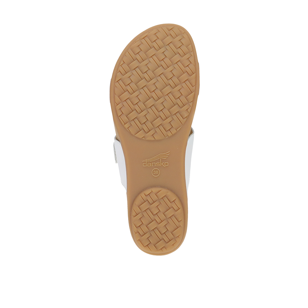 Dansko Justine White Full Grain