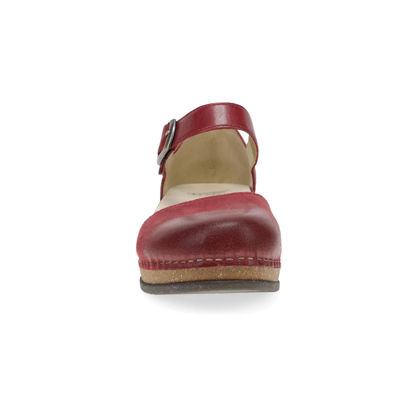 Dansko Mae Red Burnished Suede