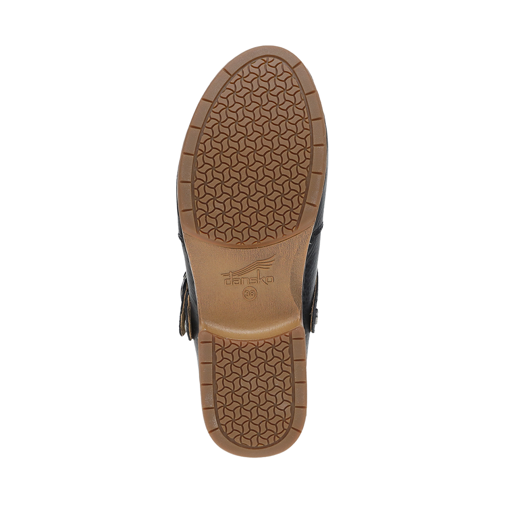 Dansko Millie Black Waxy Milled