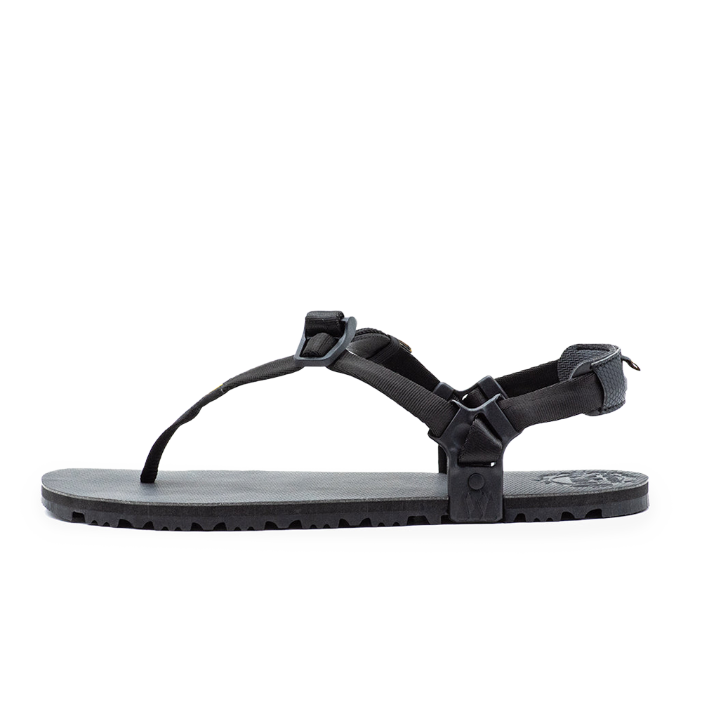 Luna Oso Flaco Winged Edition Black Sandals
