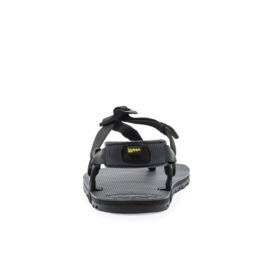 Luna Oso Flaco Winged Edition Black Sandals
