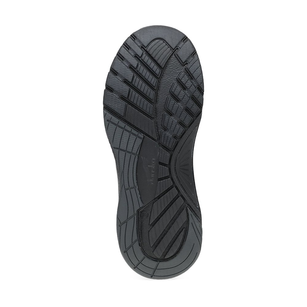 Dansko Poppy Black/Black Suede