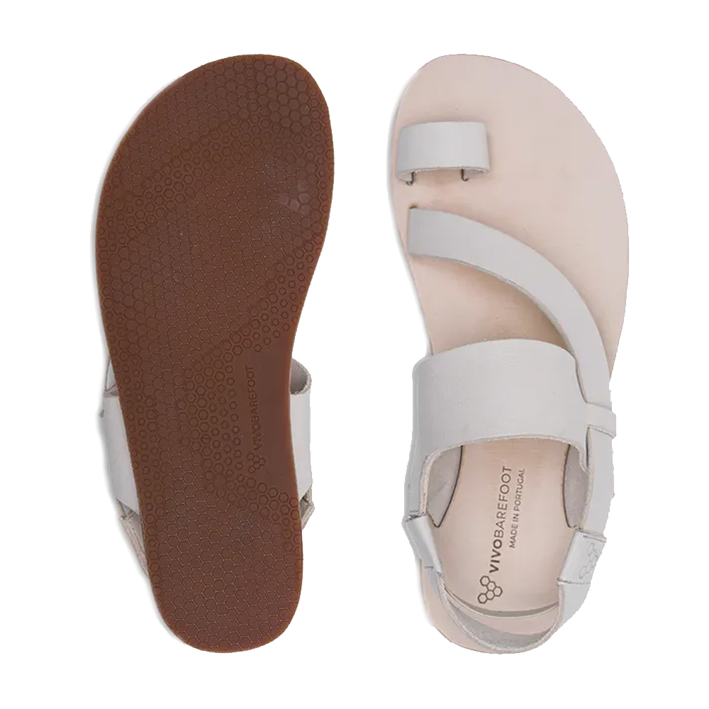 Vivobarefoot Opanka Sandal Womens Off White