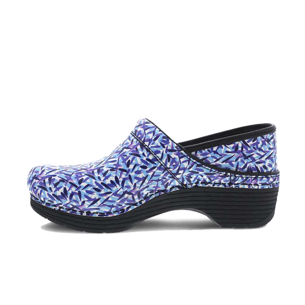 Dansko LT Pro Blue Dash Leather Clog