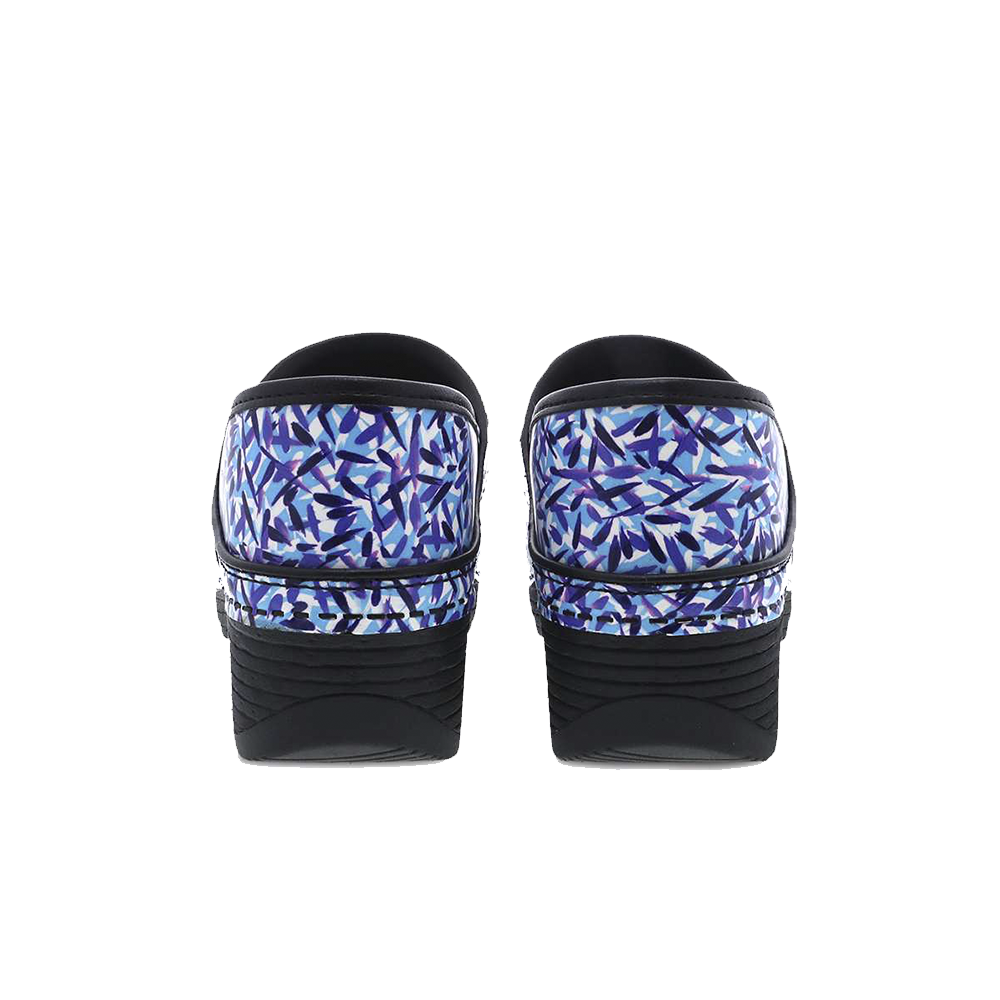 Dansko LT Pro Blue Dash Leather Clog