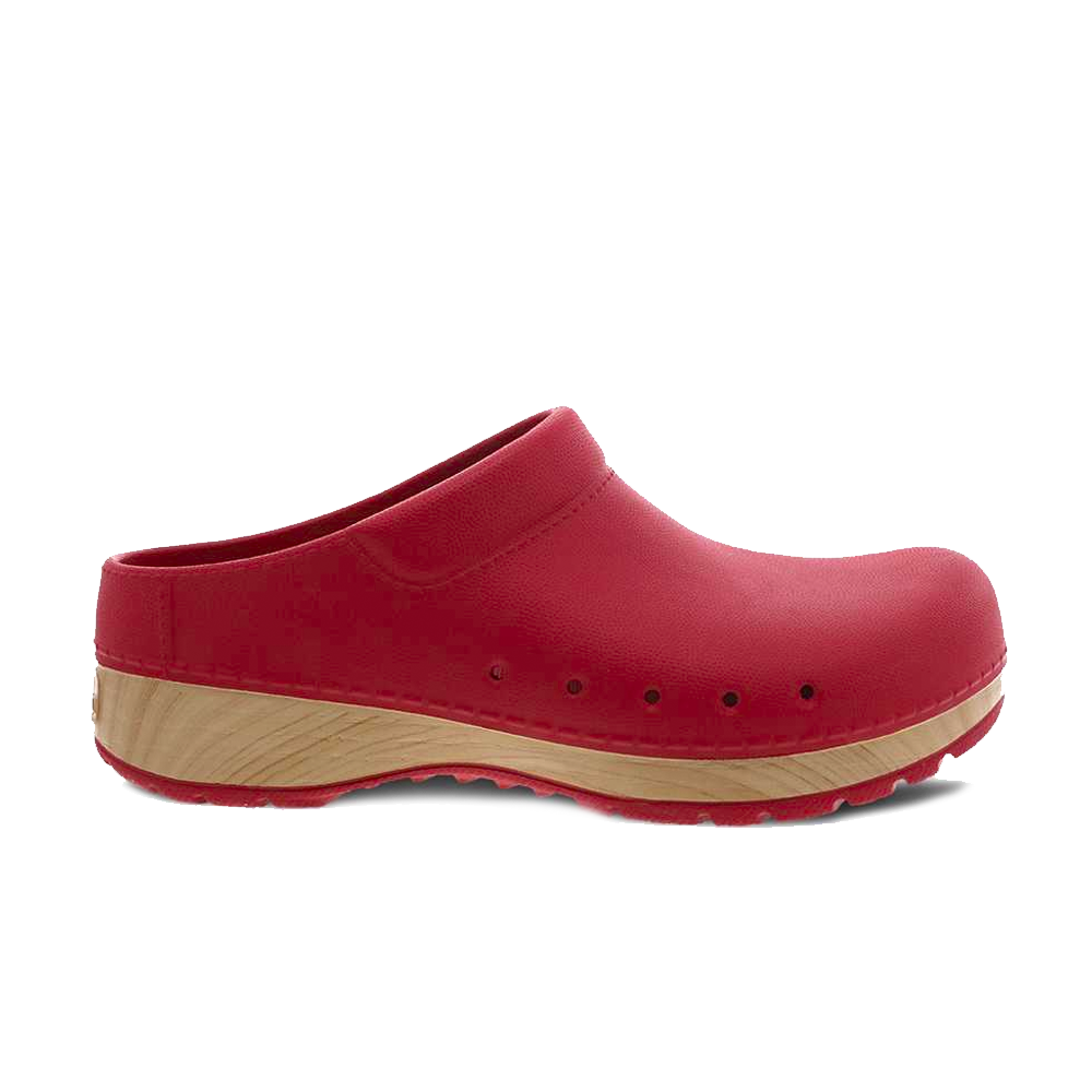 Dansko Kane Red Molded Clog