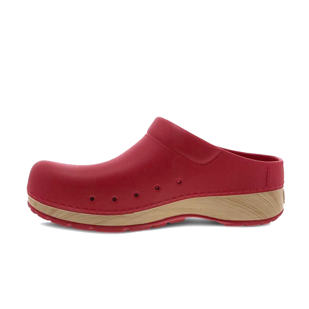 Dansko Kane Red Molded Clog
