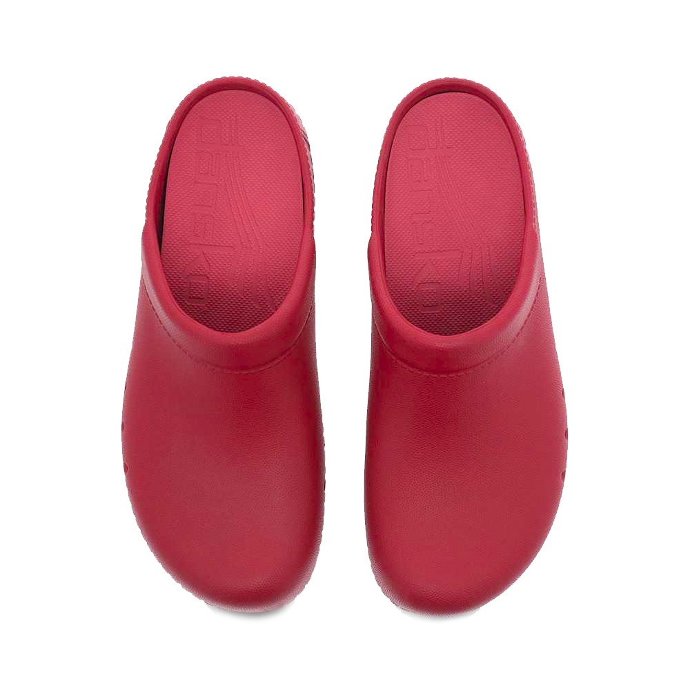 Dansko Kane Red Molded Clog