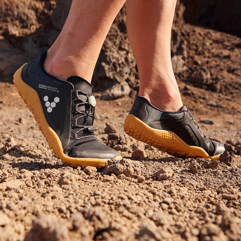 Vivobarefoot Primus Trail FG Womens Obsidian Black