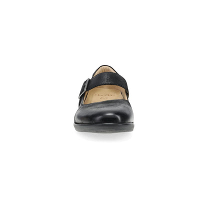 Dansko Collete Black Bunished Nubuck
