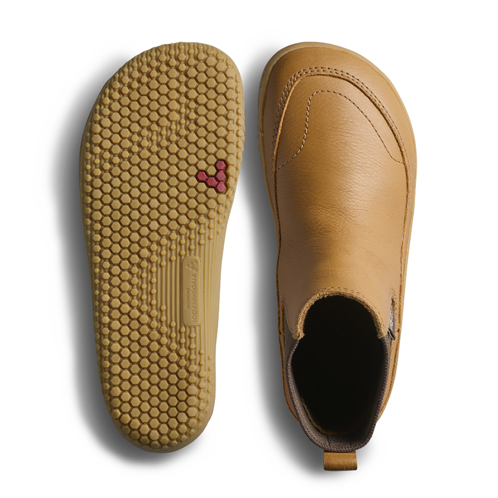 Vivobarefoot Gobi Chelsea Kids Acorn