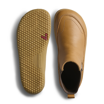 Vivobarefoot Gobi Chelsea Kids Acorn