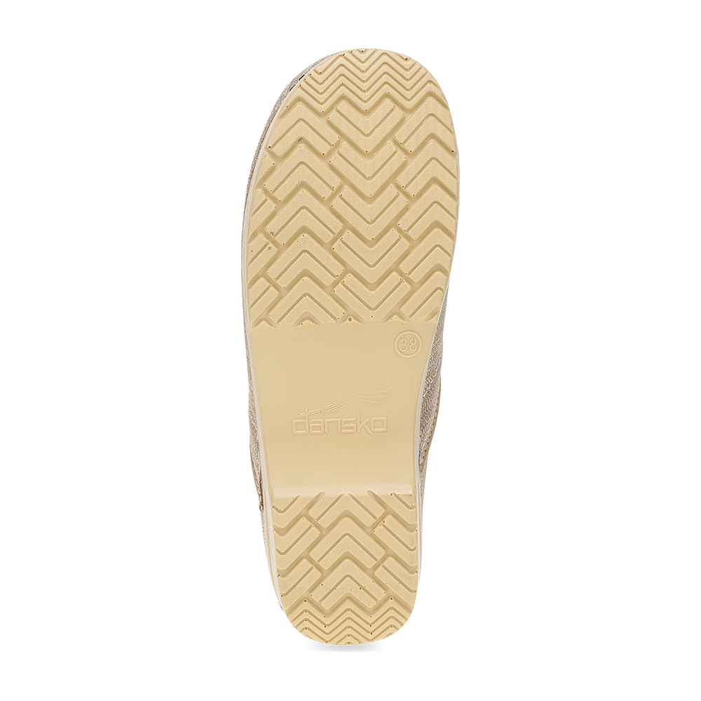 Dansko Professional Clog Gold Texture