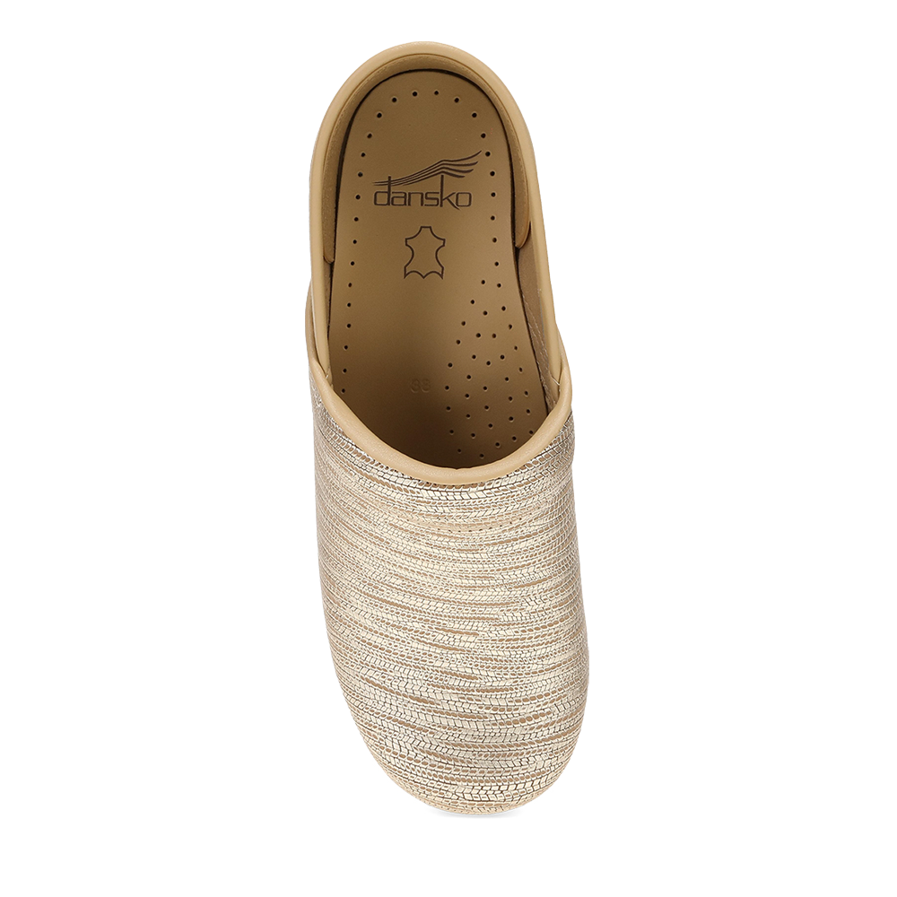 Dansko Professional Clog Gold Texture