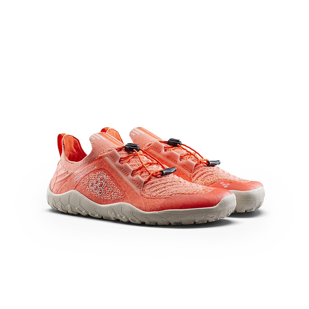 Vivobarefoot Primus Trail Knit FG Juniors Orange Zest