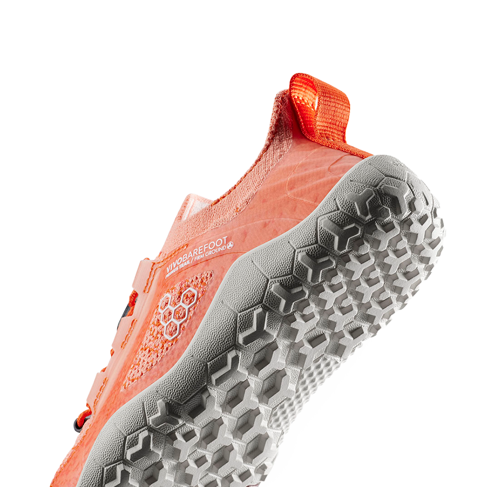 Vivobarefoot Primus Trail Knit FG Juniors Orange Zest