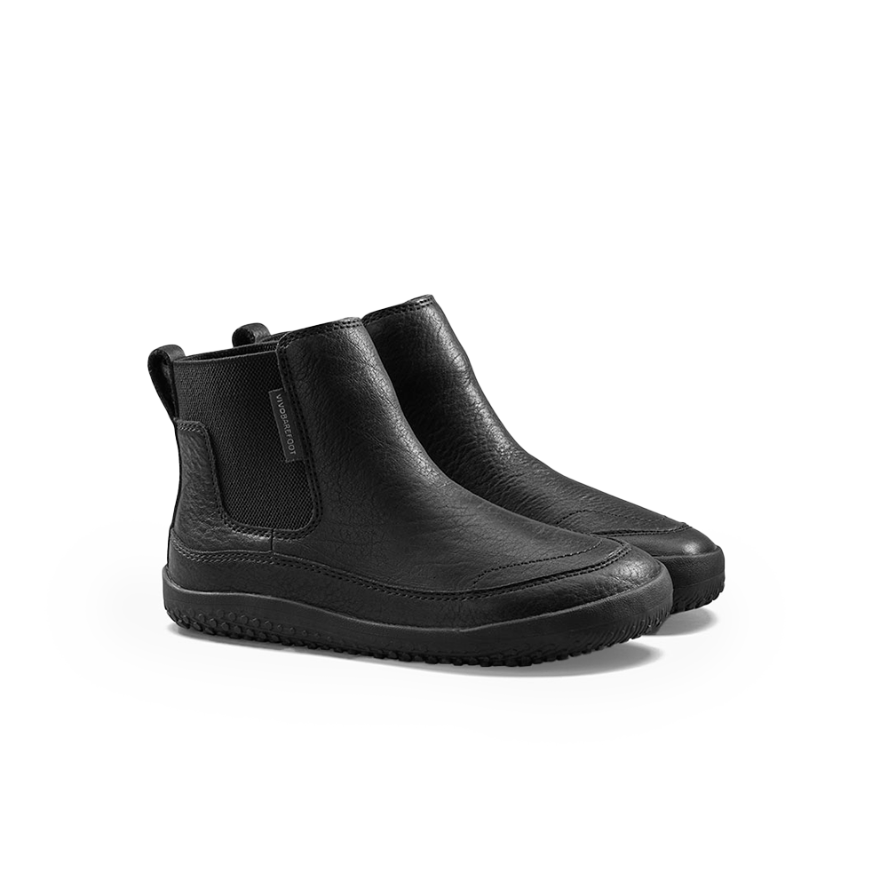 Vivobarefoot Gobi Chelsea Kids Obsidian