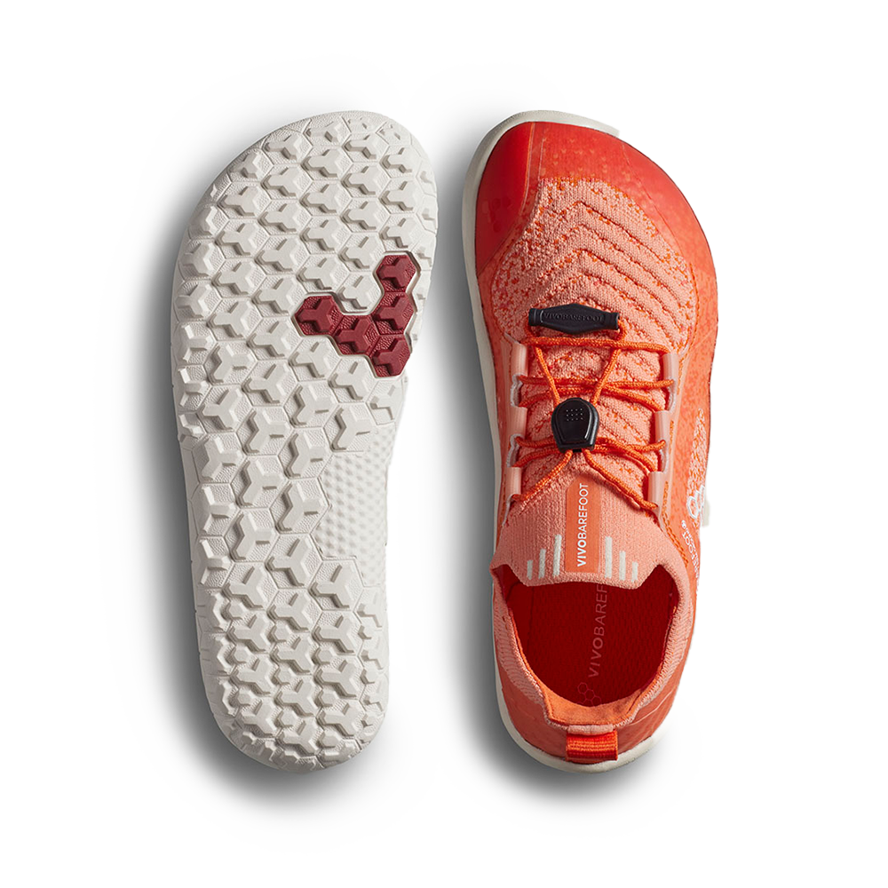 Vivobarefoot Primus Trail Knit FG Preschool Orange Zest