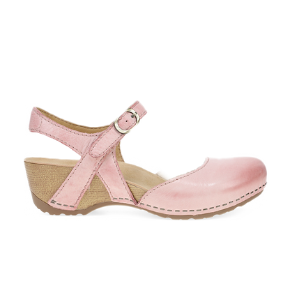 Dansko Tiffani Pink Milled Burnished