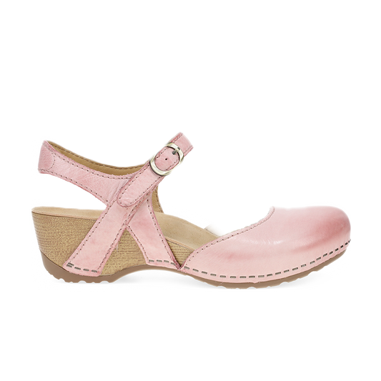 Dansko Tiffani Pink Milled Burnished