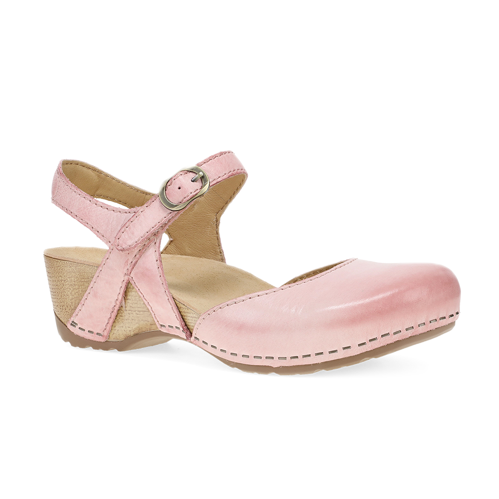 Dansko Tiffani Pink Milled Burnished