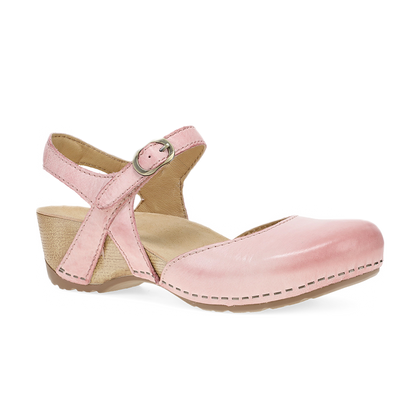 Dansko Tiffani Pink Milled Burnished