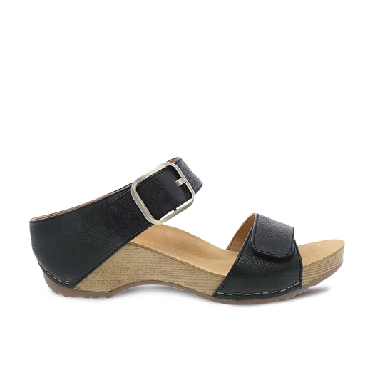 Dansko Tanya Black Milled Burnished