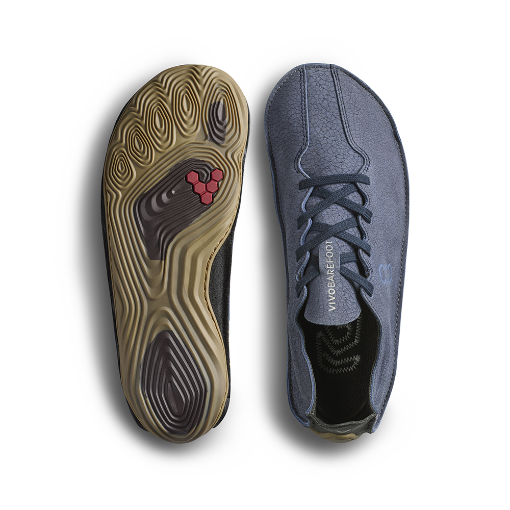 Vivobarefoot Sensus II Cracked Leather Mens Seaborne