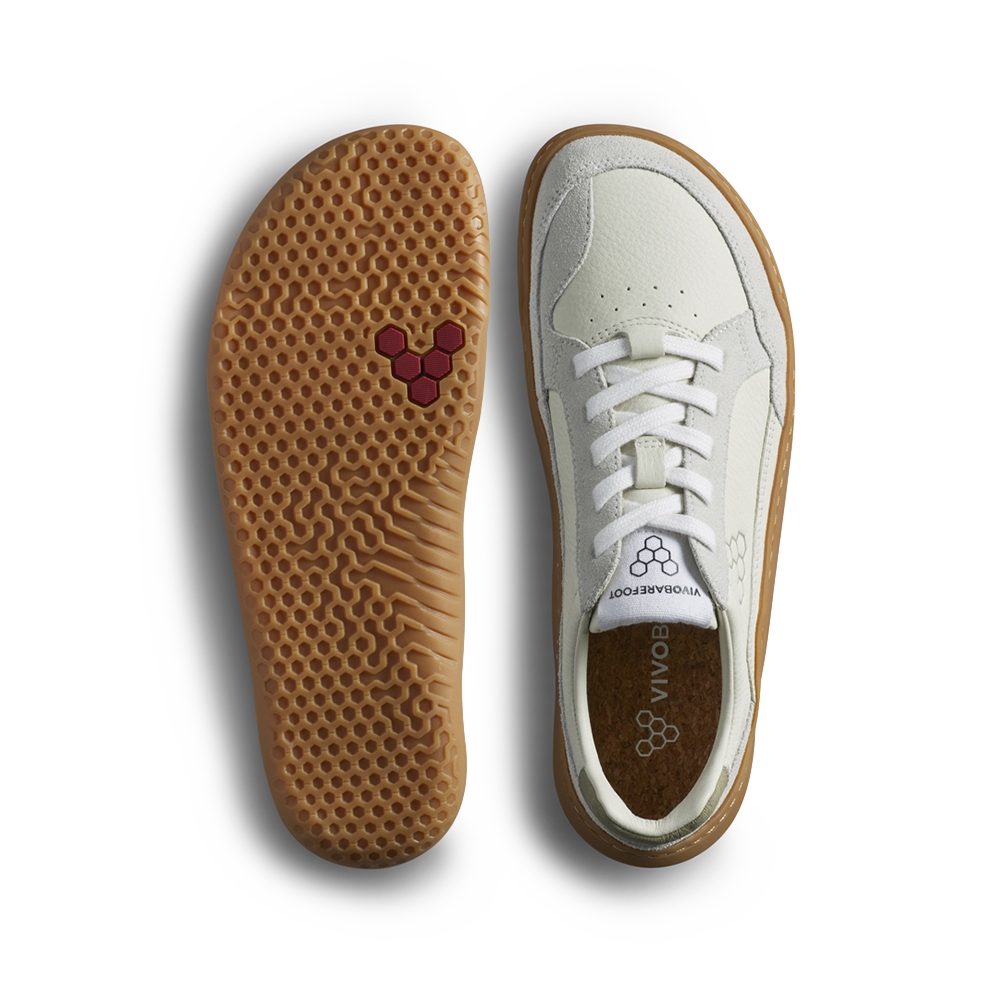 Vivobarefoot Gobi III Sneaker Leather Mens Limestone Dusty Green