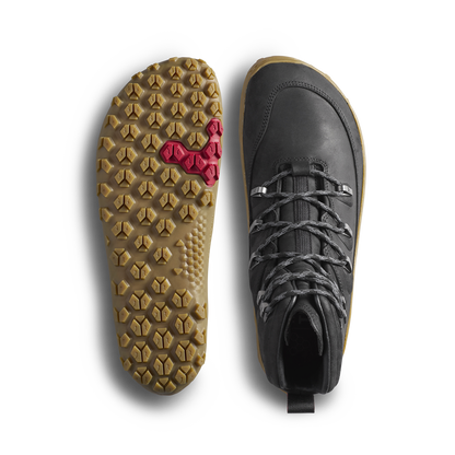 Vivobarefoot Tracker Leather At II Mens Obsidian