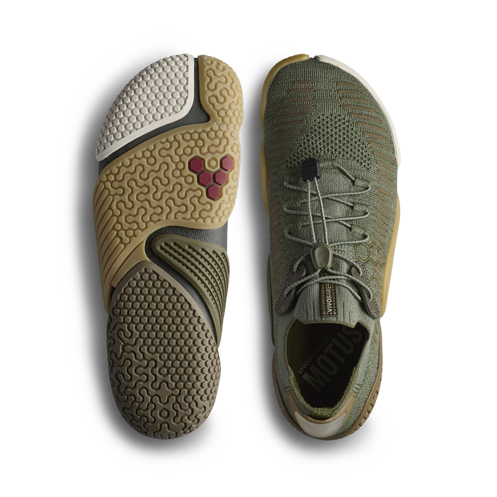 Vivobarefoot Motus Flex Natural Mens Moss