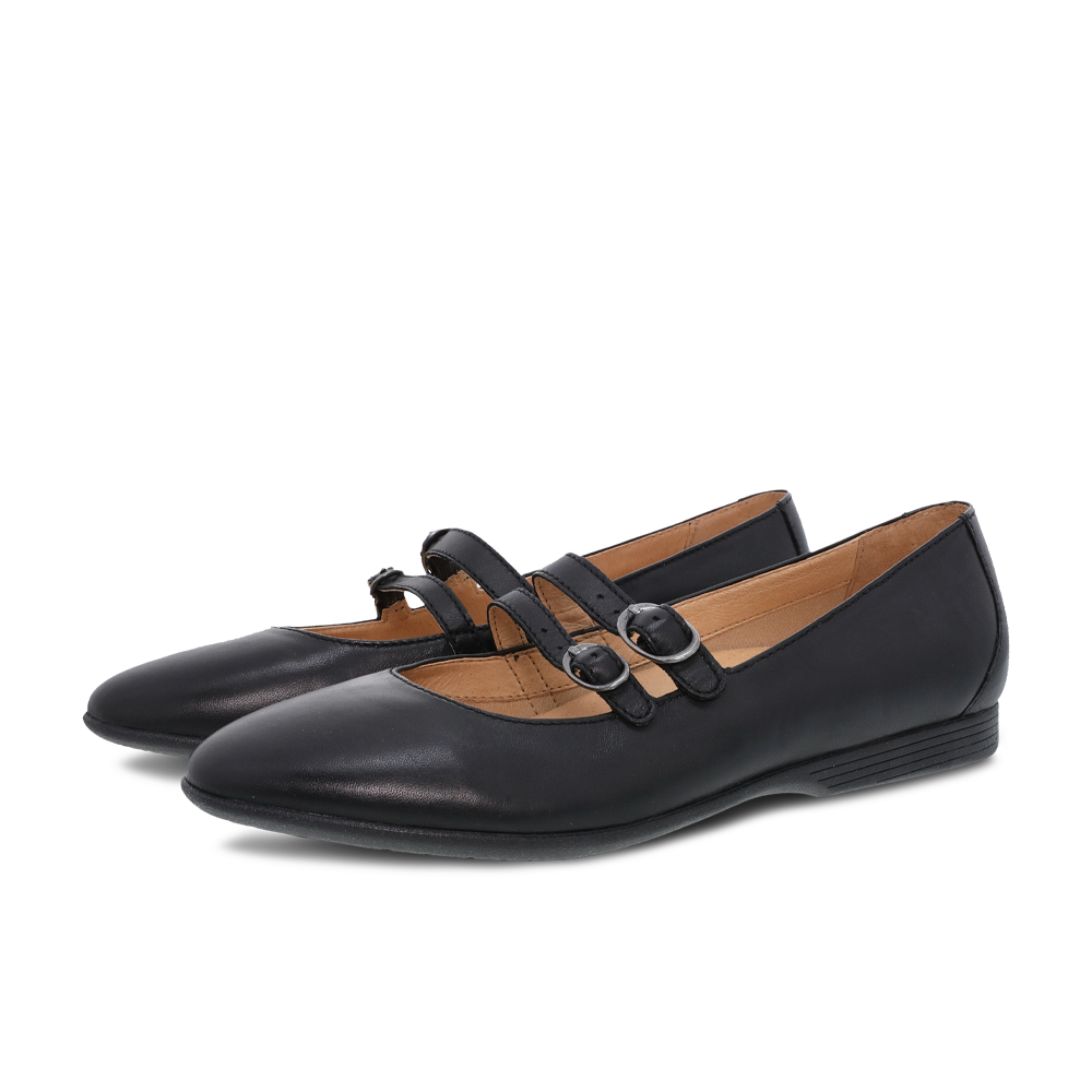 Dansko Leeza Black Nappa