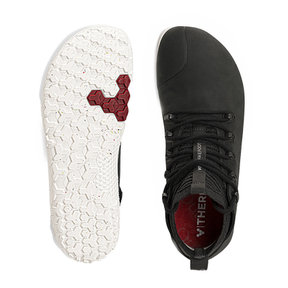 Vivobarefoot Magna FG Womens Obsidian/White