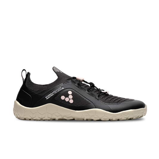 Vivobarefoot Primus Trail Knit FG Womens Obsidian/Misty Rose/Limestone